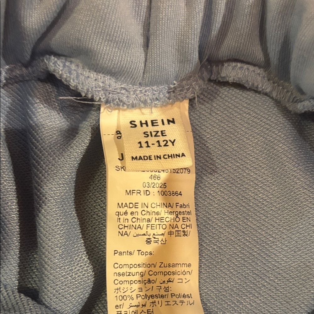 SHEIN Women's Athletic Shorts in Light Blue - Picture 3 of 4